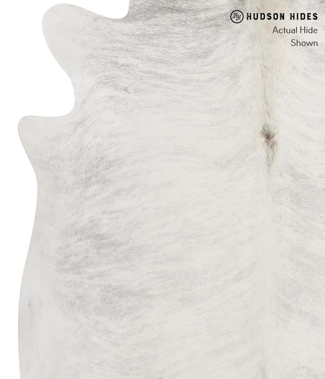 Grey Brindle Large Brazilian Cowhide Rug 6'0"H x 6'5"W #84418 by Hudso