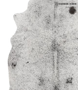 Salt and Pepper Black Large Brazilian Cowhide Rug 6'7"H x 5'10"W #84495 by Hudson Hides