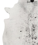 Salt and Pepper Black X-Large Brazilian Cowhide Rug 6'11"H x 6'4"W #84505 by Hudson Hides