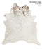 Salt and Pepper Brown X-Large Brazilian Cowhide Rug 7'5