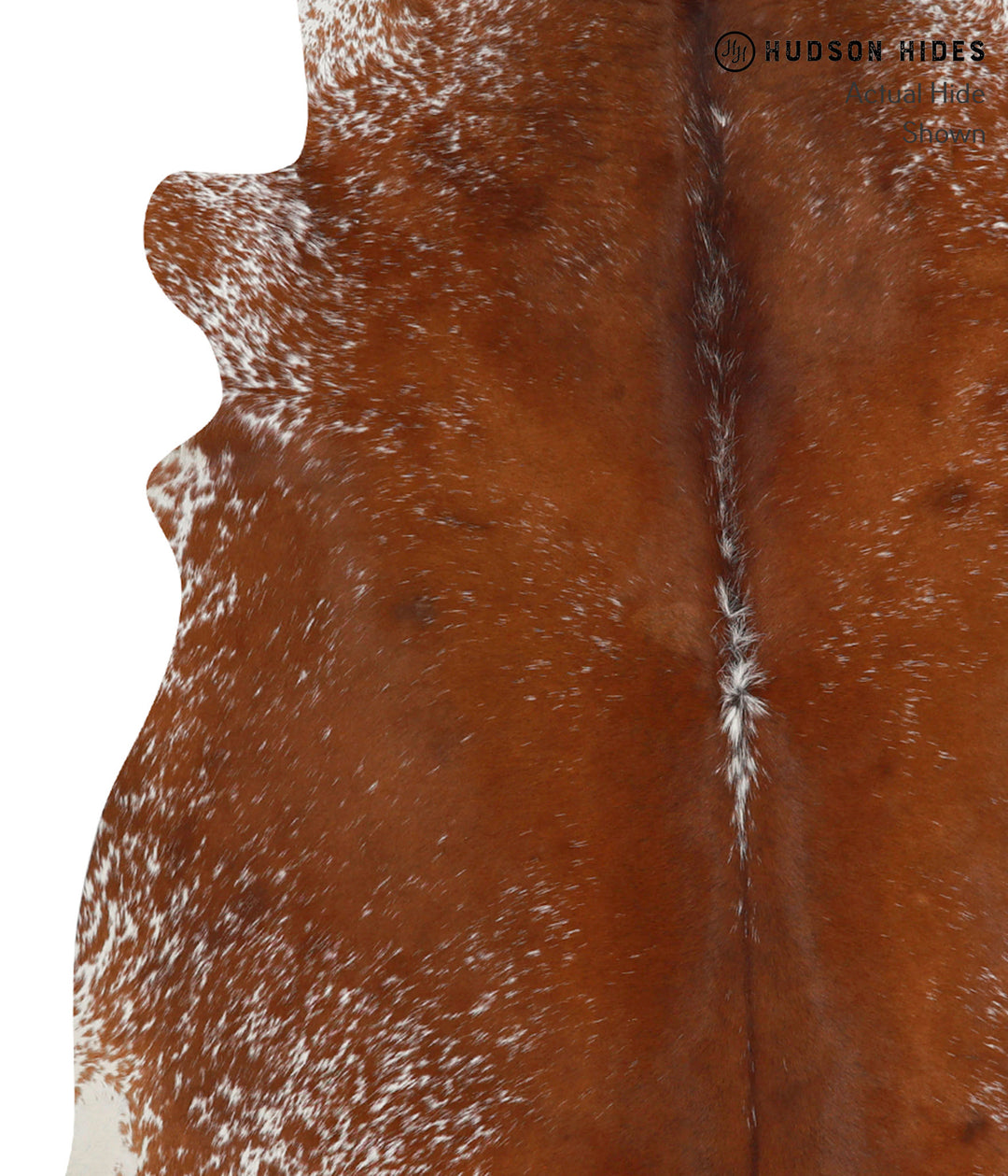 Salt and Pepper Brown X-Large Brazilian Cowhide Rug 6'9"H x 6'5"W #845