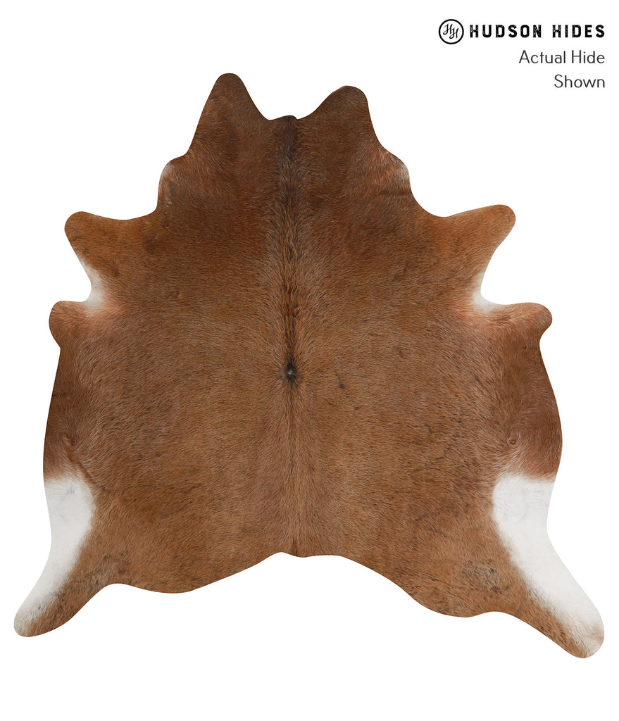 Grey with Beige X-Large Brazilian Cowhide Rug 6'4"H x 6'6"W #84605 by Hudson Hides