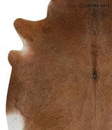 Grey with Beige X-Large Brazilian Cowhide Rug 6'4"H x 6'6"W #84605 by Hudson Hides