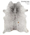 Salt and Pepper Brown X-Large Brazilian Cowhide Rug 7'1
