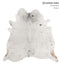 Salt and Pepper Brown X-Large Brazilian Cowhide Rug 6'7