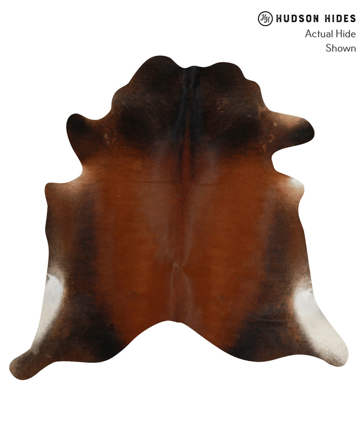 Chocolate X-Large Brazilian Cowhide Rug 6'2"H x 6'6"W #84729 by Hudson Hides