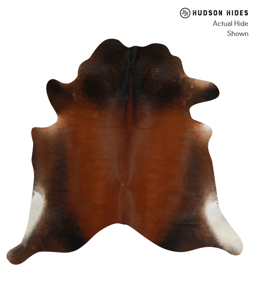 Chocolate X-Large Brazilian Cowhide Rug 6'2"H x 6'6"W #84729 by Hudson Hides