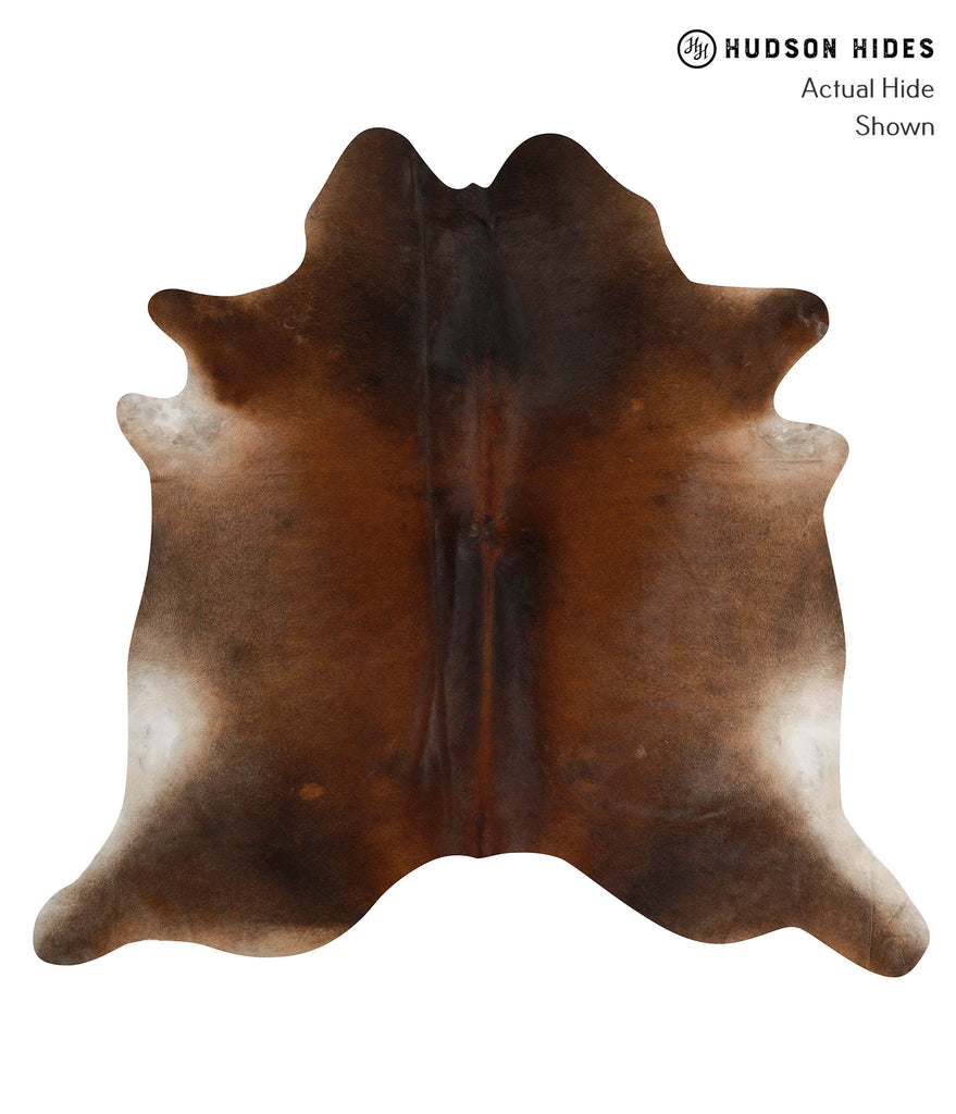 Chocolate X-Large Brazilian Cowhide Rug 6'6"H x 6'10"W #84732 by Hudson Hides