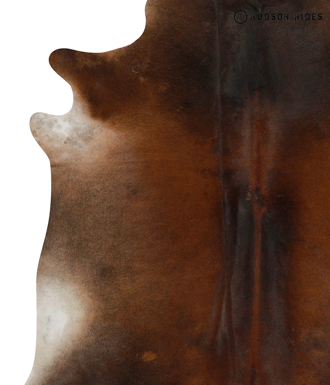 Chocolate X-Large Brazilian Cowhide Rug 6'6"H x 6'10"W #84732 by Hudso