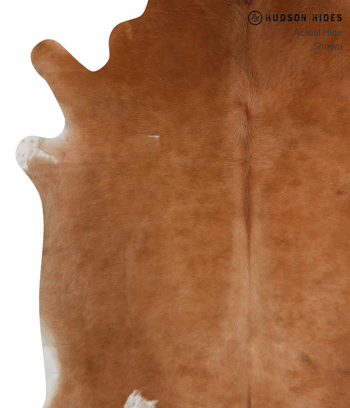 Solid Brown X-Large Brazilian Cowhide Rug 6'11"H x 6'0"W #84747 by Hudson Hides
