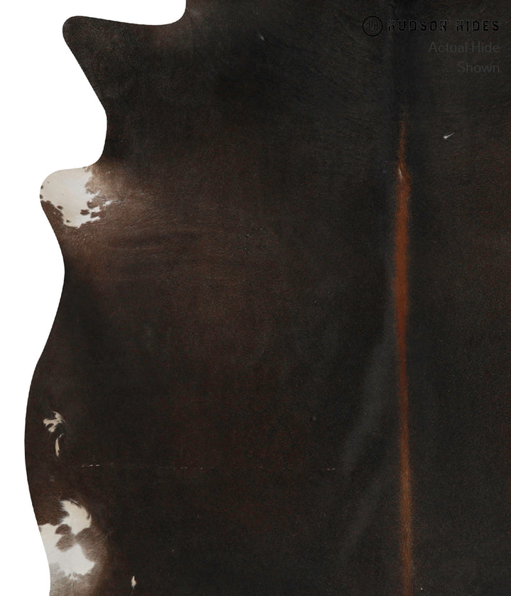 Chocolate Large Brazilian Cowhide Rug 6'7"H x 5'10"W #84753 by Hudson Hides