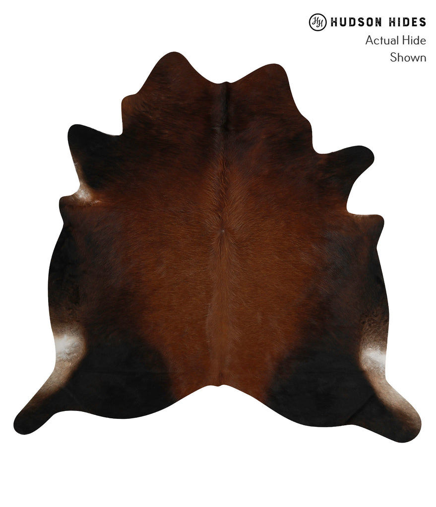 Chocolate X-Large Brazilian Cowhide Rug 6'6"H x 6'10"W #84776 by Hudson Hides