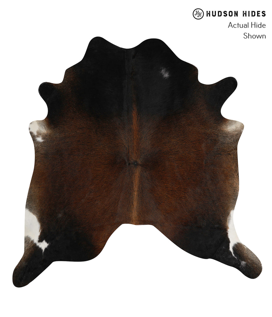 Chocolate X-Large Brazilian Cowhide Rug 6'8"H x 6'8"W #84793 by Hudson Hides