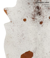 Salt and Pepper Brown Large Brazilian Cowhide Rug 6'9"H x 5'10"W #84821 by Hudson Hides