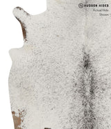 Salt and Pepper Brown Large Brazilian Cowhide Rug 6'10"H x 5'9"W #84847 by Hudson Hides