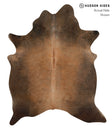 Chocolate Large Brazilian Cowhide Rug 6'9"H x 5'6"W #84852 by Hudson Hides