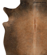 Chocolate Large Brazilian Cowhide Rug 6'9"H x 5'6"W #84852 by Hudson Hides