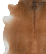 Solid Brown X-Large Brazilian Cowhide Rug 6'9"H x 6'6"W #84884 by Hudson Hides