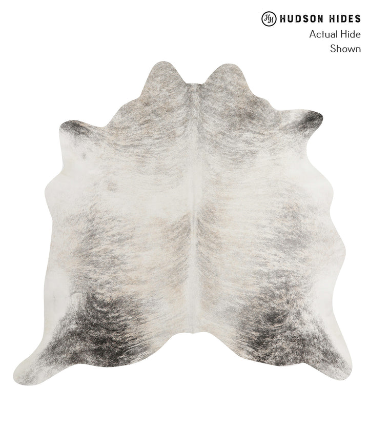Grey Brindle X-Large Brazilian Cowhide Rug 6'5"H x 6'8"W #84932 by Hudson Hides