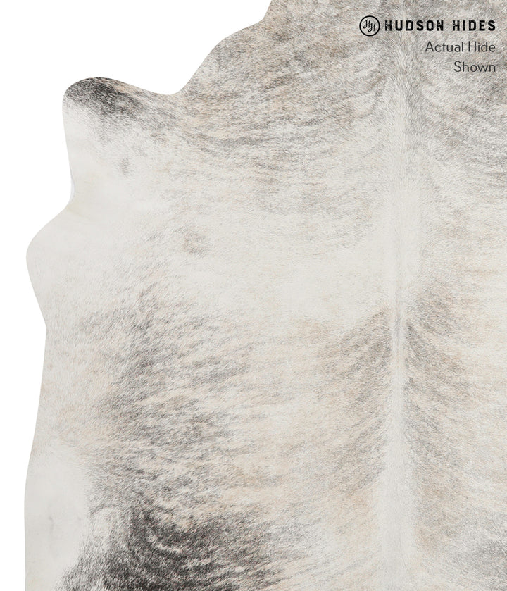 Grey Brindle X-Large Brazilian Cowhide Rug 6'5"H x 6'8"W #84932 by Hudson Hides