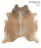 Grey with Beige X-Large Brazilian Cowhide Rug 6'11