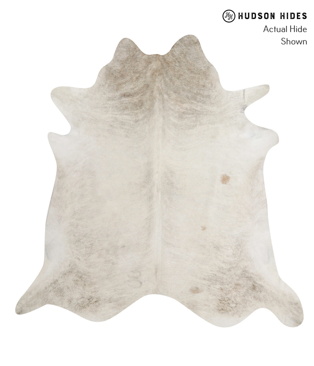 Grey Brindle XX-Large Brazilian Cowhide Rug 7'9"H x 7'7"W #84999 by Hu