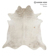 Grey Brindle XX-Large Brazilian Cowhide Rug 7'9"H x 7'7"W #84999 by Hudson Hides