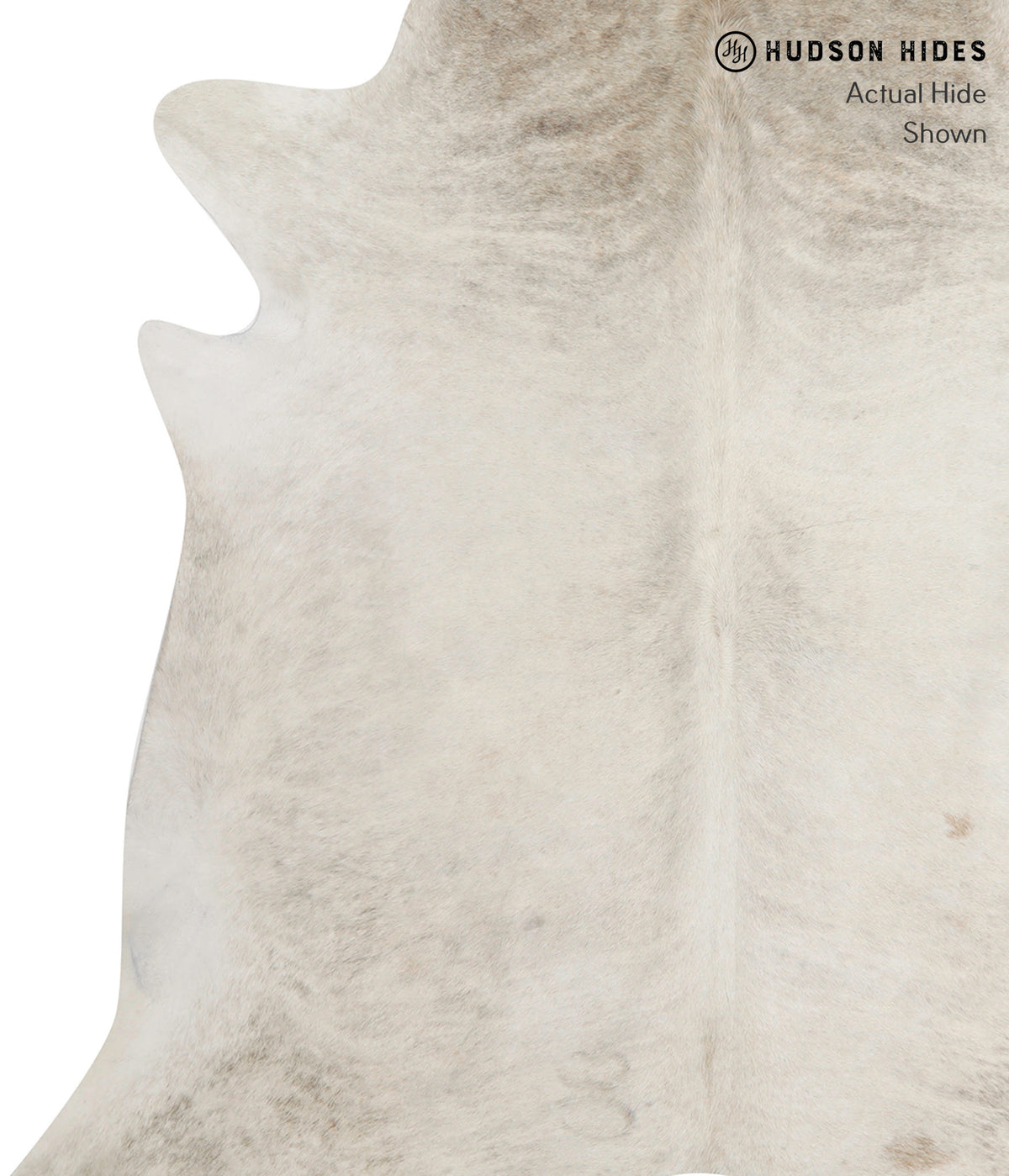 Grey Brindle XX-Large Brazilian Cowhide Rug 7'9"H x 7'7"W #84999 by Hudson Hides