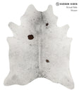 Salt and Pepper Black X-Large Brazilian Cowhide Rug 7'3"H x 6'1"W #85019 by Hudson Hides
