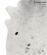 Salt and Pepper Black X-Large Brazilian Cowhide Rug 7'0"H x 6'4"W #85037 by Hudson Hides