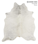 Grey Brindle X-Large Brazilian Cowhide Rug 6'11"H x 5'10"W #85046 by Hudson Hides