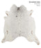 Salt and Pepper Brown XX-Large Brazilian Cowhide Rug 7'8