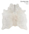Grey Brindle Large Brazilian Cowhide Rug 6'3
