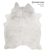 Grey Brindle X-Large Brazilian Cowhide Rug 7'6"H x 6'1"W #85131 by Hudson Hides
