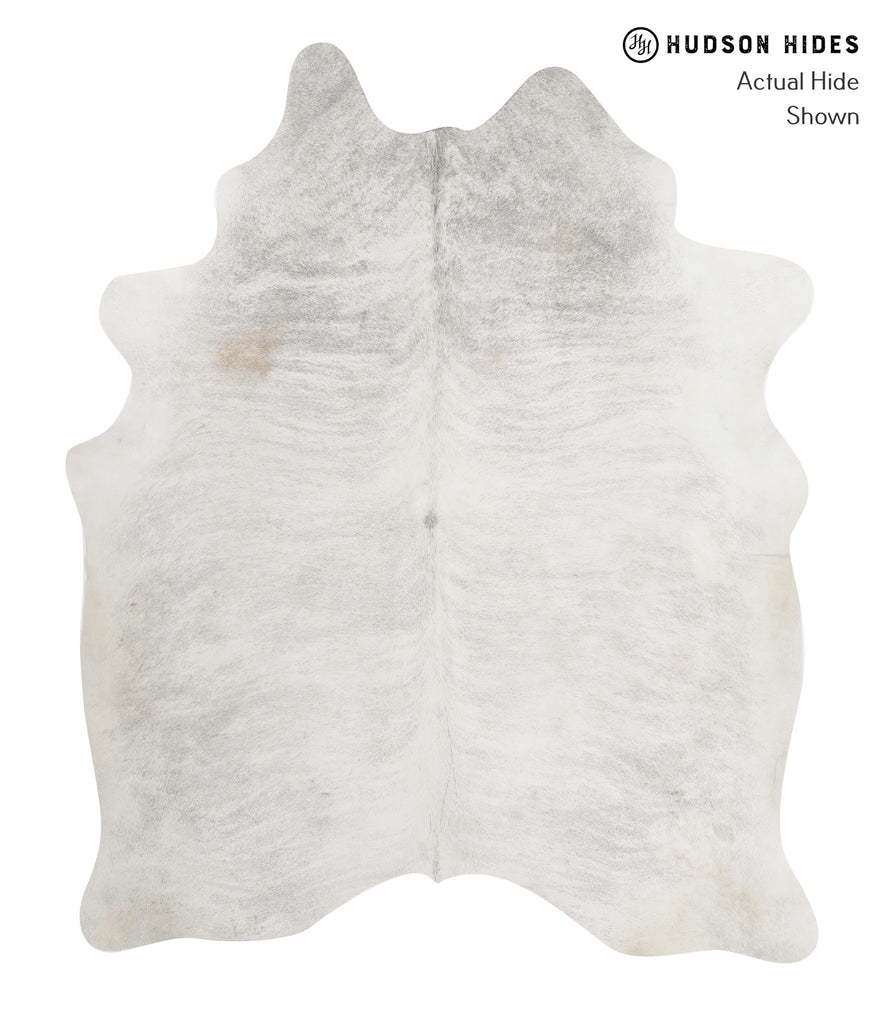 Grey Brindle X-Large Brazilian Cowhide Rug 7'6"H x 6'1"W #85131 by Hudson Hides