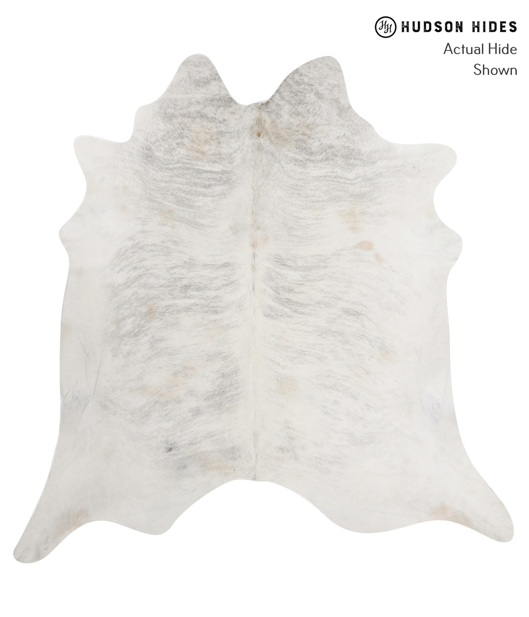 Grey Brindle XX-Large Brazilian Cowhide Rug 7'9"H x 7'8"W #85134 by Hu