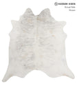 Grey Brindle XX-Large Brazilian Cowhide Rug 7'9"H x 7'8"W #85134 by Hudson Hides