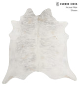Grey Brindle XX-Large Brazilian Cowhide Rug 7'9"H x 7'8"W #85134 by Hudson Hides