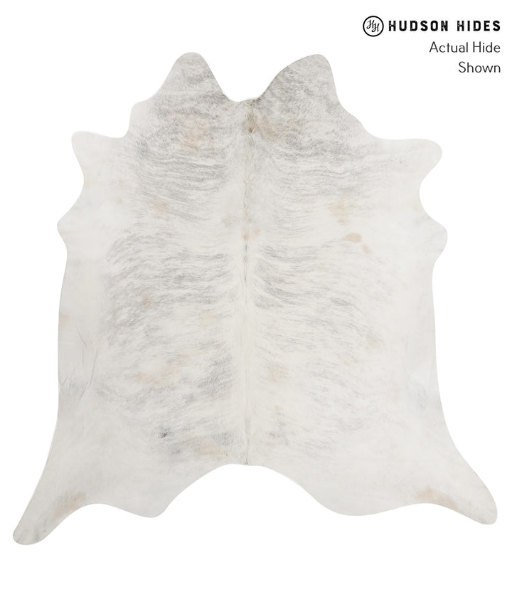 Grey Brindle XX-Large Brazilian Cowhide Rug 7'9"H x 7'8"W #85134 by Hudson Hides