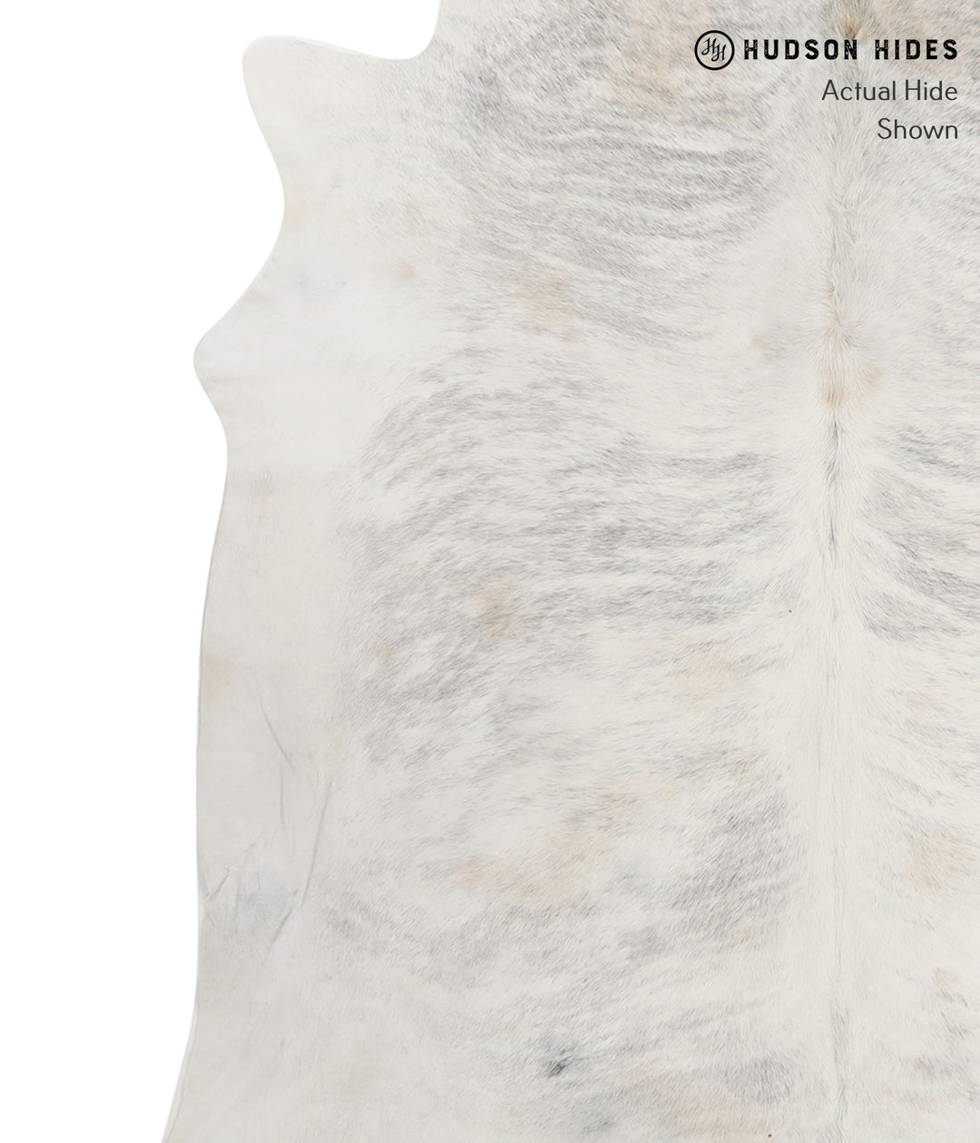 Grey Brindle XX-Large Brazilian Cowhide Rug 7'9"H x 7'8"W #85134 by Hu