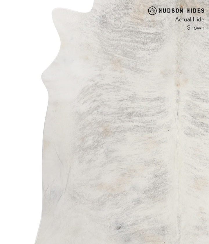 Grey Brindle XX-Large Brazilian Cowhide Rug 7'9"H x 7'8"W #85134 by Hudson Hides