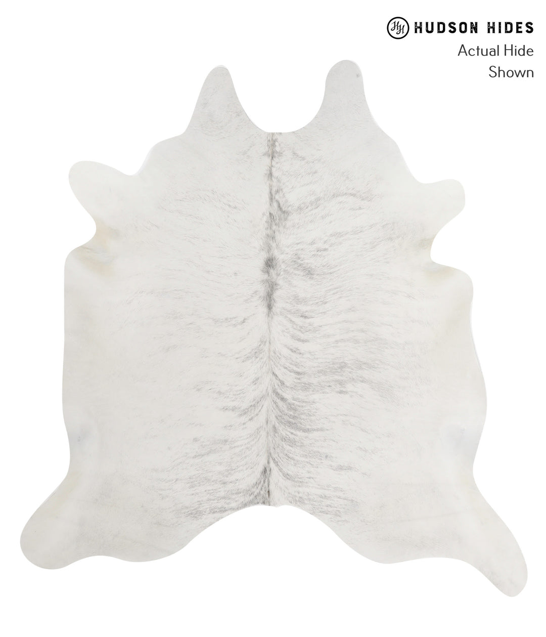 Grey Brindle XX-Large Brazilian Cowhide Rug 7'3"H x 6'10"W #85142 by H