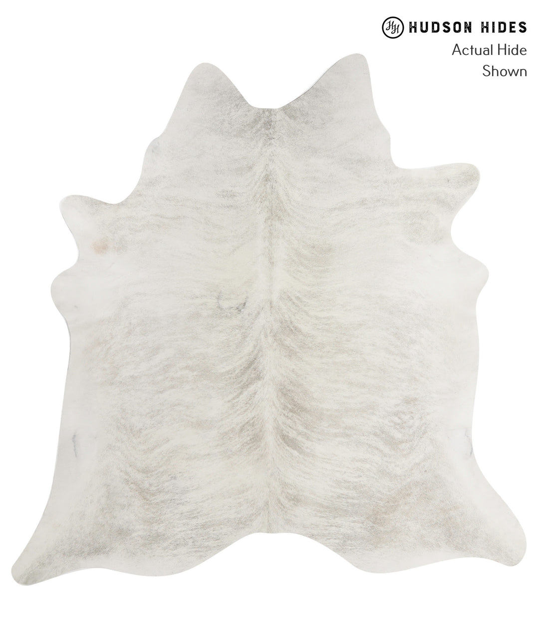 Grey Brindle X-Large Brazilian Cowhide Rug 7'0"H x 7'0"W #85146 by Hud