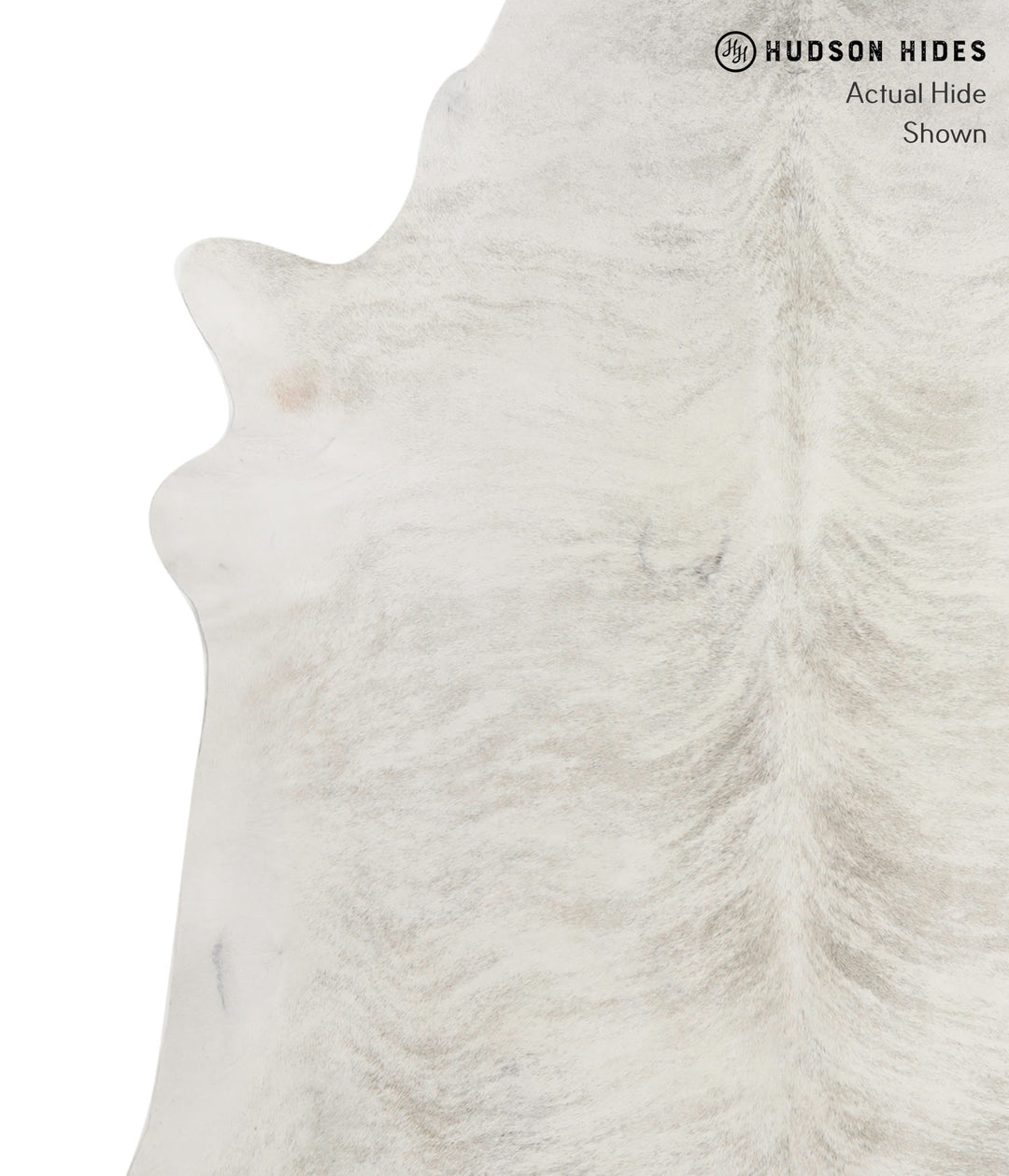 Grey Brindle X-Large Brazilian Cowhide Rug 7'0"H x 7'0"W #85146 by Hud