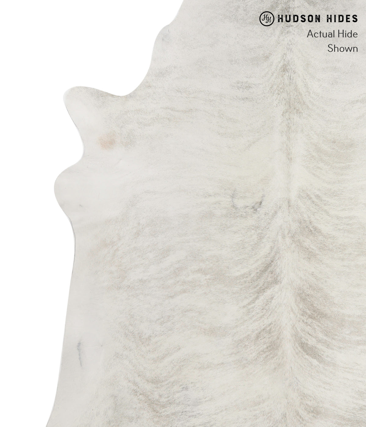 Grey Brindle X-Large Brazilian Cowhide Rug 7'0"H x 7'0"W #85146 by Hudson Hides