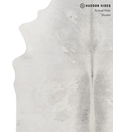 Medium Grey Large Brazilian Cowhide Rug 6'2"H x 5'7"W #85239 by Hudson Hides