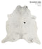 Salt and Pepper Black X-Large Brazilian Cowhide Rug 6'4
