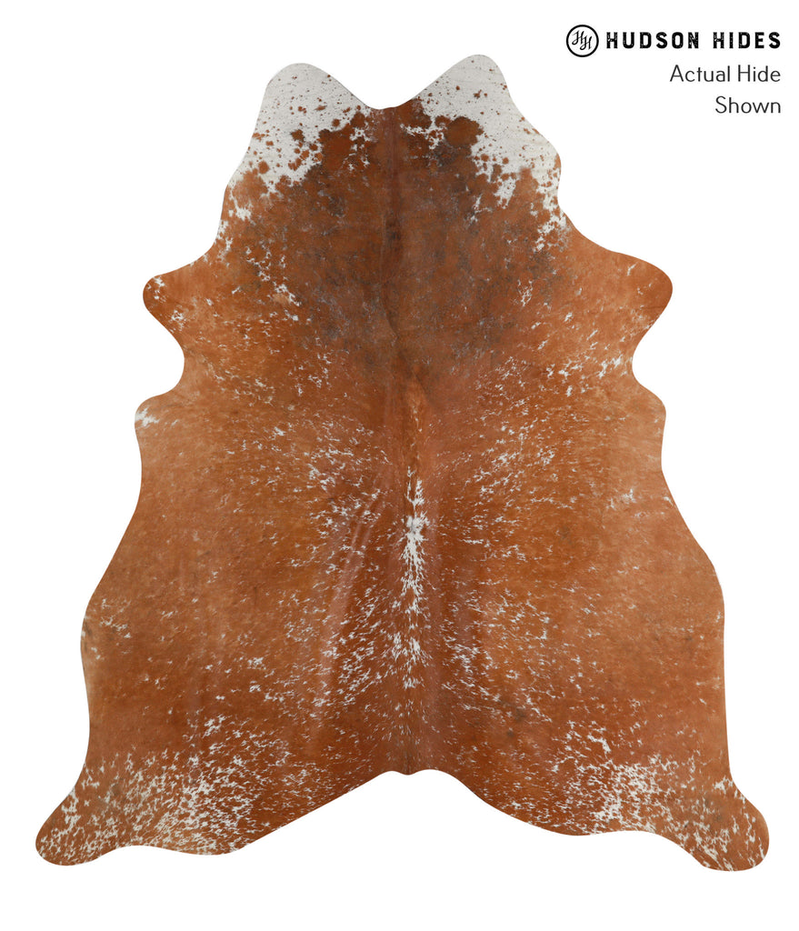 Salt and Pepper Brown X-Large Brazilian Cowhide Rug 6'11"H x 6'2"W #85250 by Hudson Hides