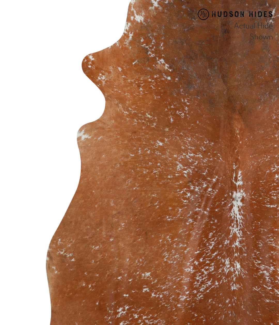 Salt and Pepper Brown X-Large Brazilian Cowhide Rug 6'11"H x 6'2"W #85