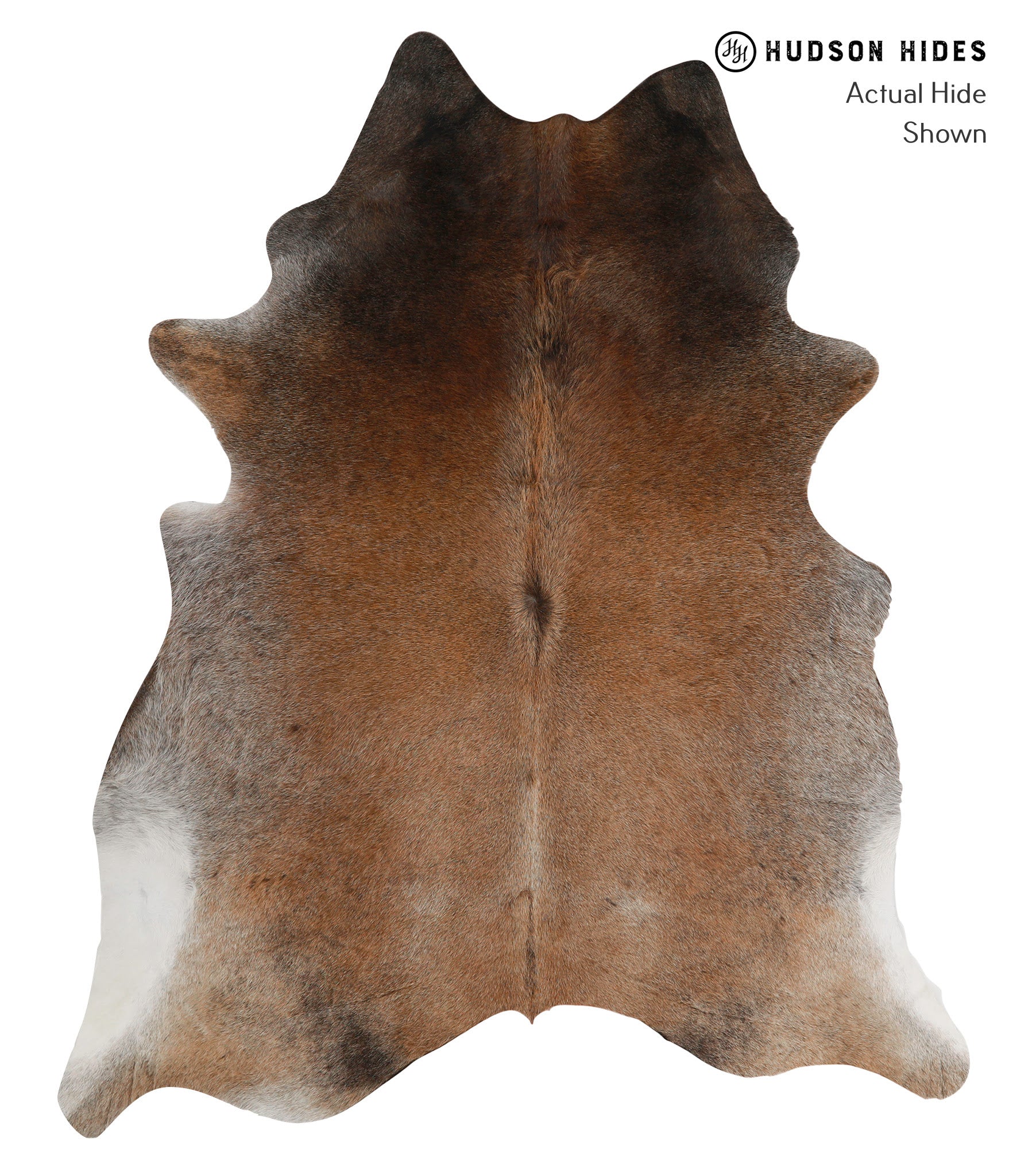 Grey with Beige Cowhide Rug #85258